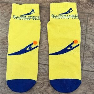 Sky High Sports Trampoline Socks with sticky bottom